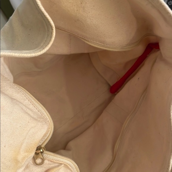 MZ Wallace Yellow and Cream Tote Bag with Spacious Design - Picture 10 of 14